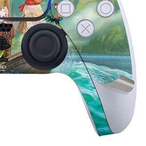 Skinit Decal Gaming Skin Compatible with PS5 Controller - Officially Licensed Disney Princess Moana and Maui Set Sail Design