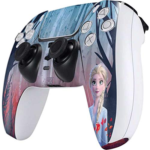 Skinit Decal Gaming Skin Compatible with PS5 Controller - Officially Licensed Disney Frozen II Elsa Design