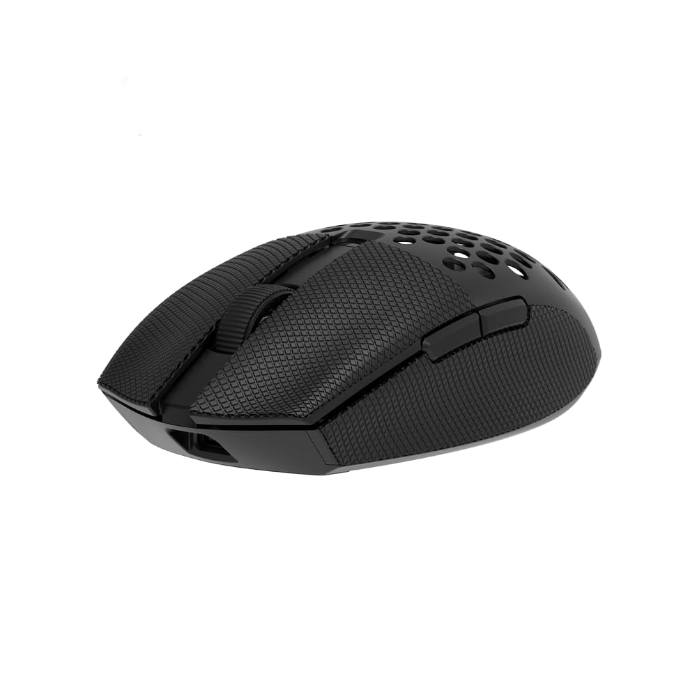 FANTECH ARIA XD7 Wireless Gaming Mouse - Pixart 3395 Gaming Sensor 26000 DPI, HUANO Switches, Super Lightweight 59 Grams and Ambidextrous Egg Shape, 3-Mode Connectivity, Black