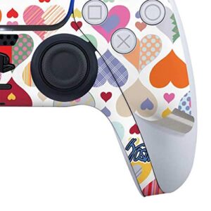 Skinit Gaming Decal Skin Compatible with PS5 and Compatible with PS5 Digital Edition DualSense Controller - Officially Licensed Jorge Oswaldo Art Heartless Design