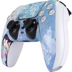 Skinit Decal Gaming Skin Compatible with PS5 and Compatible with PS5 Digital Edition DualSense Controller - Officially Licensed Disney Mulan in Training Design