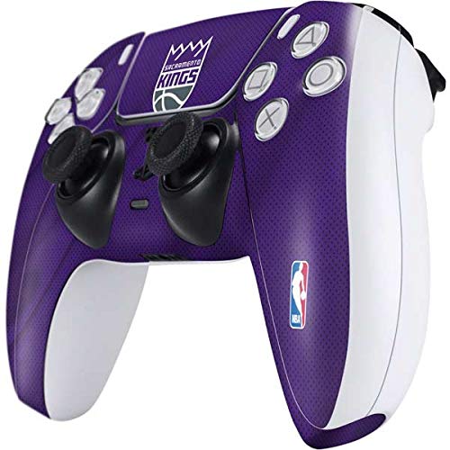 Skinit Decal Gaming Skin Compatible with PS5 Controller - Officially Licensed NBA Sacramento Kings Jersey Design