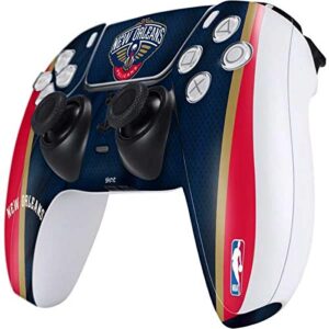 Skinit Decal Gaming Skin Compatible with PS5 Controller - Officially Licensed NBA New Orleans Pelicans Jersey Design