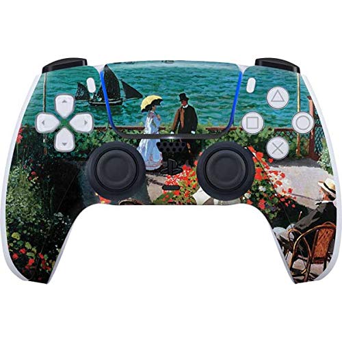 Skinit Decal Gaming Skin Compatible with PS5 Controller - Officially Licensed Monet - The Terrace at Sainte-Adresse by Monet Design