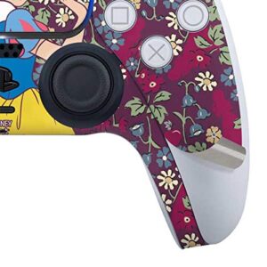 Skinit Decal Gaming Skin Compatible with PS5 Controller - Officially Licensed Disney Snow White Character with Floral Pattern Design