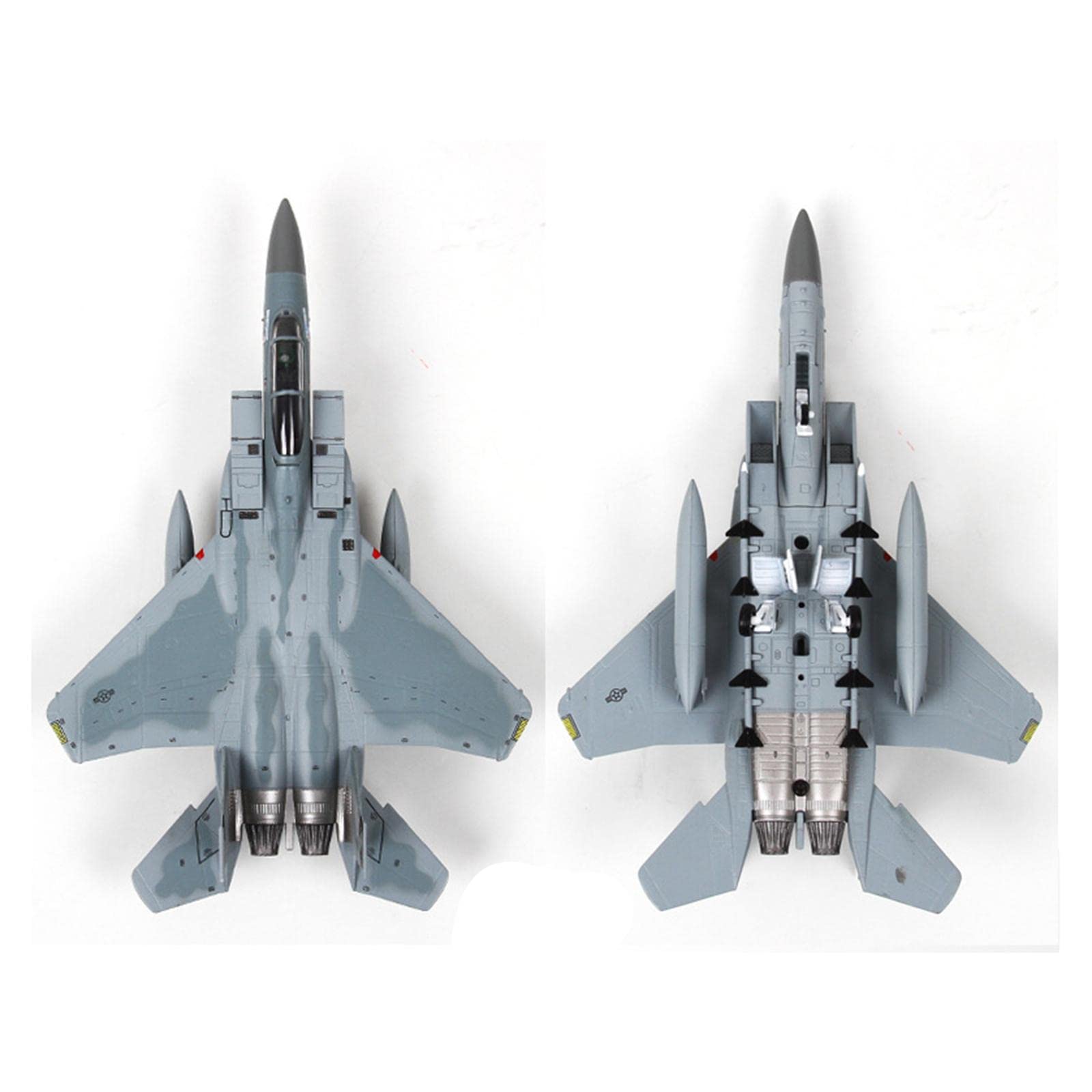 1:100 Scale F15 Aviation Model, Toys Display Static Aviation Warplane for Boys Girls