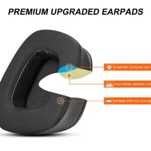 Replacement Ear Pads Cushions for Corsair Void, Void pro, Void pro RGB, Void Pro RGB SE, Void Pro Elite/RGB Wireless Gaming Headsets (Cooling-Gel)