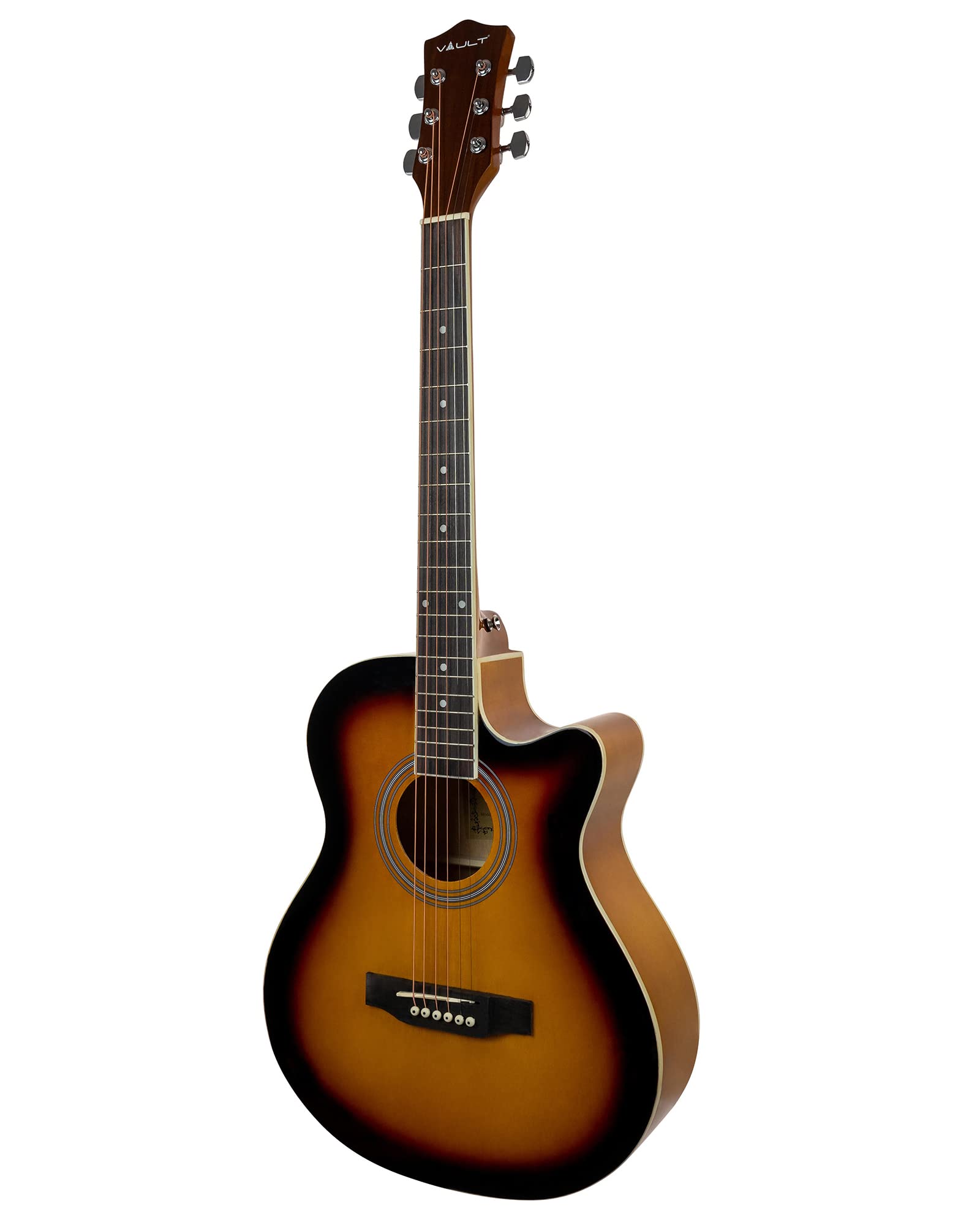 Vault EA-20 Full-Size Cutaway Acoustic Electric Guitar - Sunburst