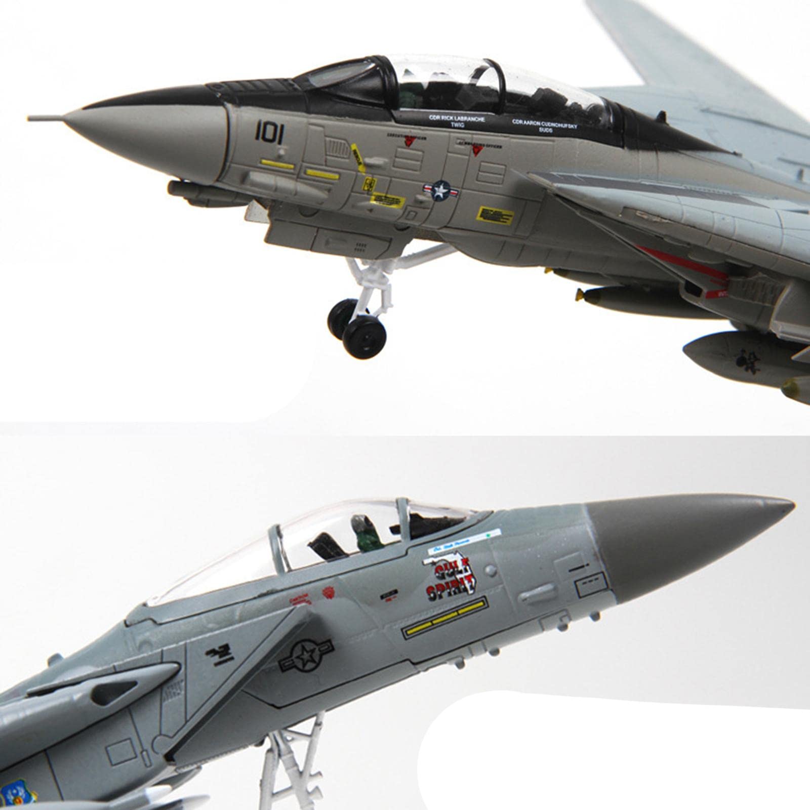 1:100 Scale F15 Aviation Model, Toys Display Static Aviation Warplane for Boys Girls