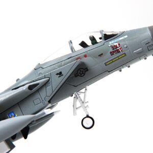 1:100 Scale F15 Aviation Model, Toys Display Static Aviation Warplane for Boys Girls