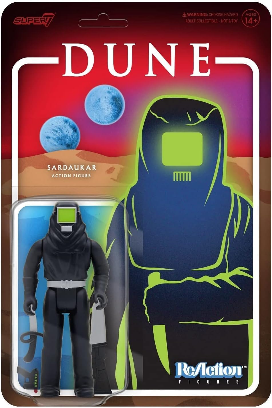 Super7 Dune Sardaukar Warrior - 3.75" Dune Action Figure with Accessories Classic Movie Collectibles and Retro Toys