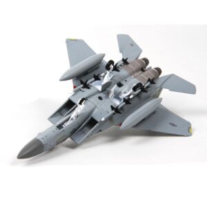 1:100 Scale F15 Aviation Model, Toys Display Static Aviation Warplane for Boys Girls