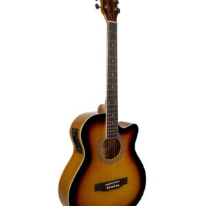 Vault EA-20 Full-Size Cutaway Acoustic Electric Guitar - Sunburst