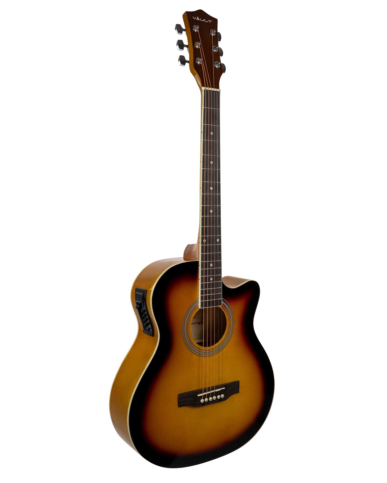 Vault EA-20 Full-Size Cutaway Acoustic Electric Guitar - Sunburst