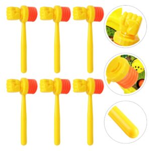 Toyvian Circus Hammer 8Pcs Squeaky Hammer Squeak Hammer Toy squeaking Hammer Rubber Hammer Mallet Pounding Hammer Toy Halloween