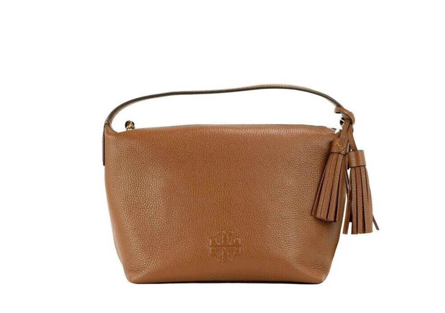 Tory Burch 86844 Moose Brown With Gold Hardware Thea Slouchy Women's Small Shoulder Bag