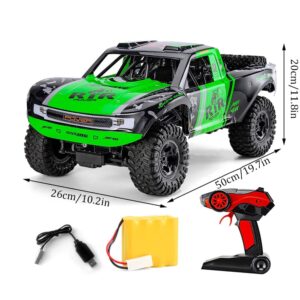 QAQQVQ Amphibious Remote Control Car, 1/10 Scale 20”Large RC Car Monster Truck 2.4GHz All Terrain Waterproof Racing Car Off-Road RC Crawler Toy Gift for Kids Adults