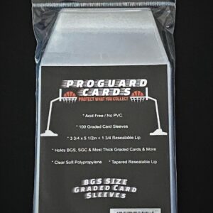 ProGuard Cards BGS Graded Card Sleeves for BGS & SGC Slabs & More