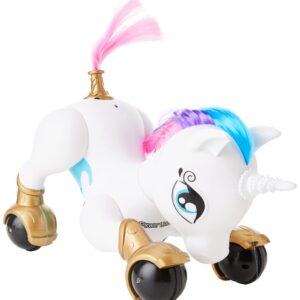 Lexibook Power Unicorn®- My First Smart Unicorn to Train, programmable with Remote Control, Training and Gesture Control Function, Dance, Music, Light Effects, Rechargeable - UNI01