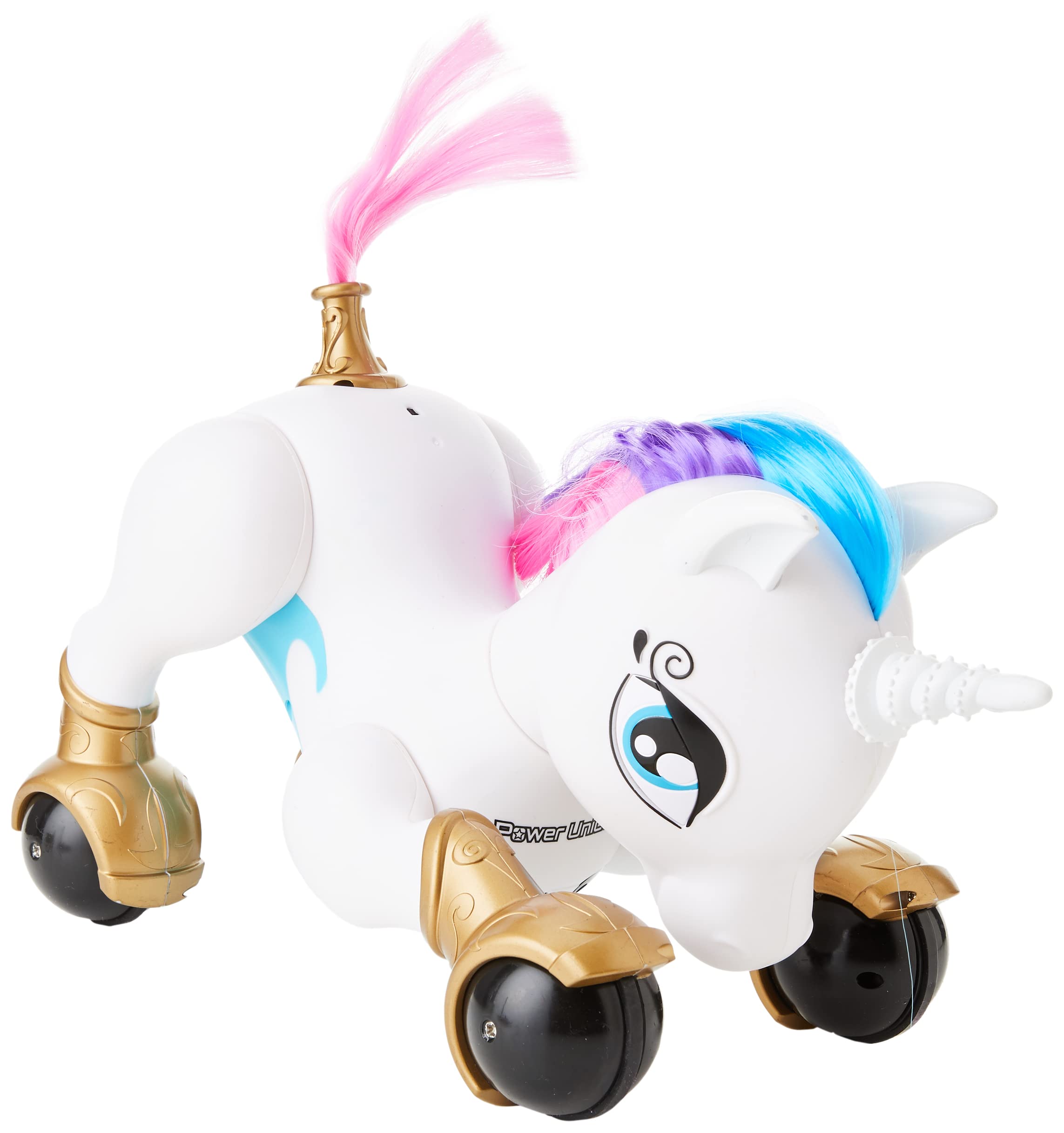 Lexibook Power Unicorn®- My First Smart Unicorn to Train, programmable with Remote Control, Training and Gesture Control Function, Dance, Music, Light Effects, Rechargeable - UNI01