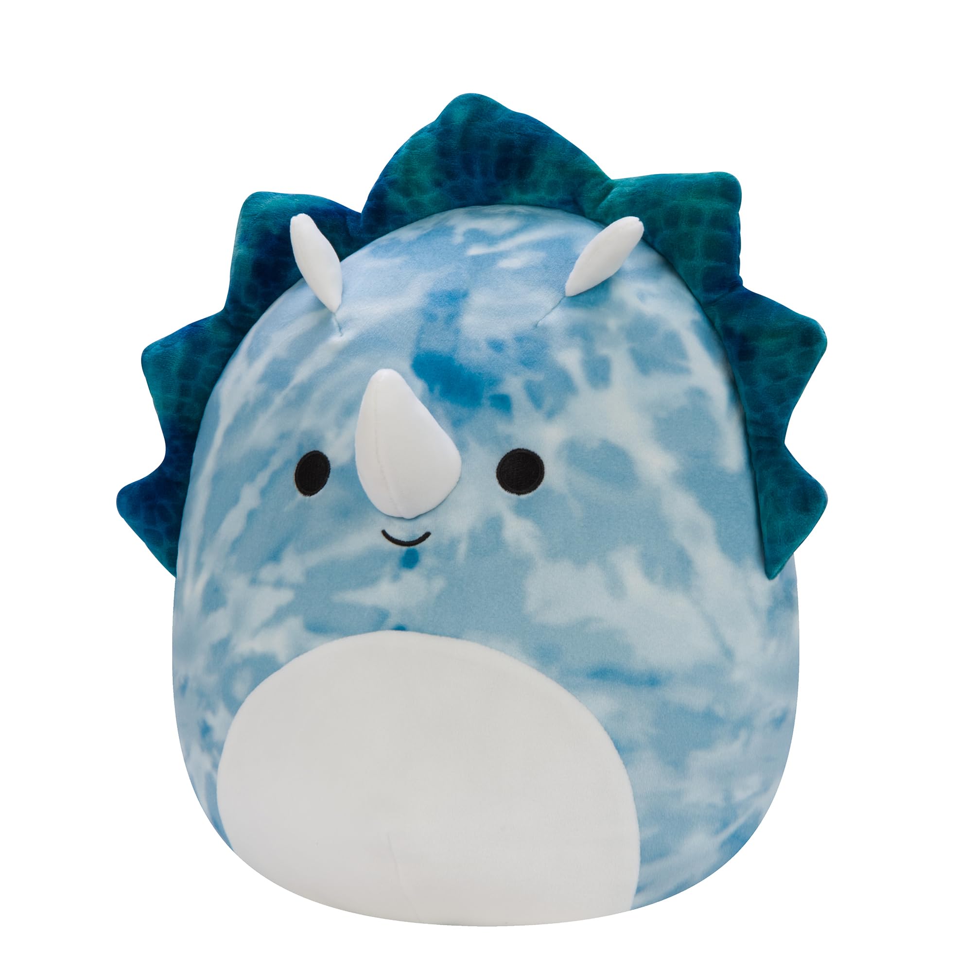 Squishmallows SQJW22-16TR-13V 16" Tie Dye Triceratops-Add Jerome to Your Squad, Ultrasoft Stuffed Animal Toy, Official Kellytoy Plush, Multi