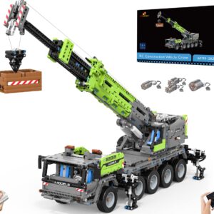 JMBricklayer Mechanical Crane Building Blocks Kit - RC Crane Mechanical Construction Vehicle Model, Building Block Set for Adult, Gift Toys for Teens Age 14+/Adults and Block Collectors(2820 Pieces)