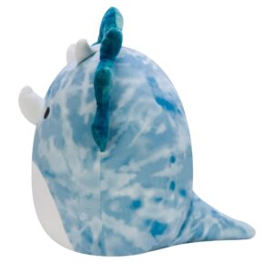 Squishmallows SQJW22-16TR-13V 16" Tie Dye Triceratops-Add Jerome to Your Squad, Ultrasoft Stuffed Animal Toy, Official Kellytoy Plush, Multi