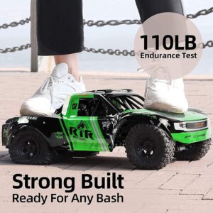 QAQQVQ Amphibious Remote Control Car, 1/10 Scale 20”Large RC Car Monster Truck 2.4GHz All Terrain Waterproof Racing Car Off-Road RC Crawler Toy Gift for Kids Adults