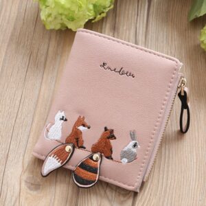 GALPADA Kawaii Wallet Cute Wallets Animal Purses Wallet Purse Coin Pouches Wallet Aesthetic Foldable Purse