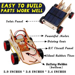 STEM Kits for Kids Ages 8-10-12-14, Science Experiments for Kids 9-12, Stem Building Toys for Boys Age 8-12, Solar Car Engineering Learning Toys Science Projects for Boy Birthday