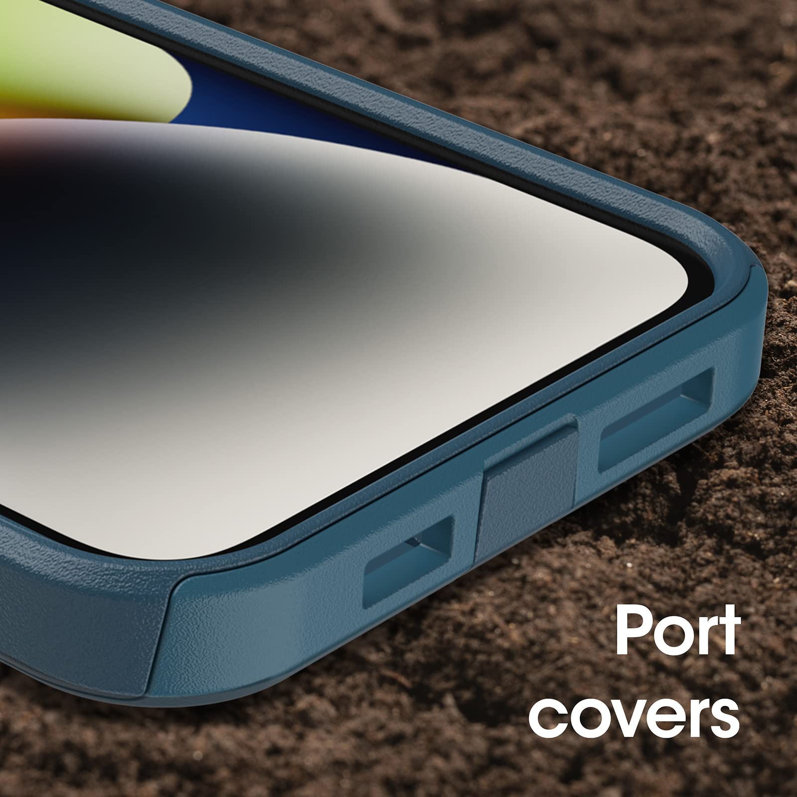 OtterBox iPhone 14 Plus Commuter Series Case - Dont BE Blue (Blue), Slim & Tough, Pocket-Friendly, with Port Protection