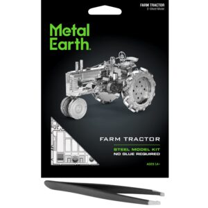 metal earth farm tractor 3d metal model kit bundle with tweezers fascinations