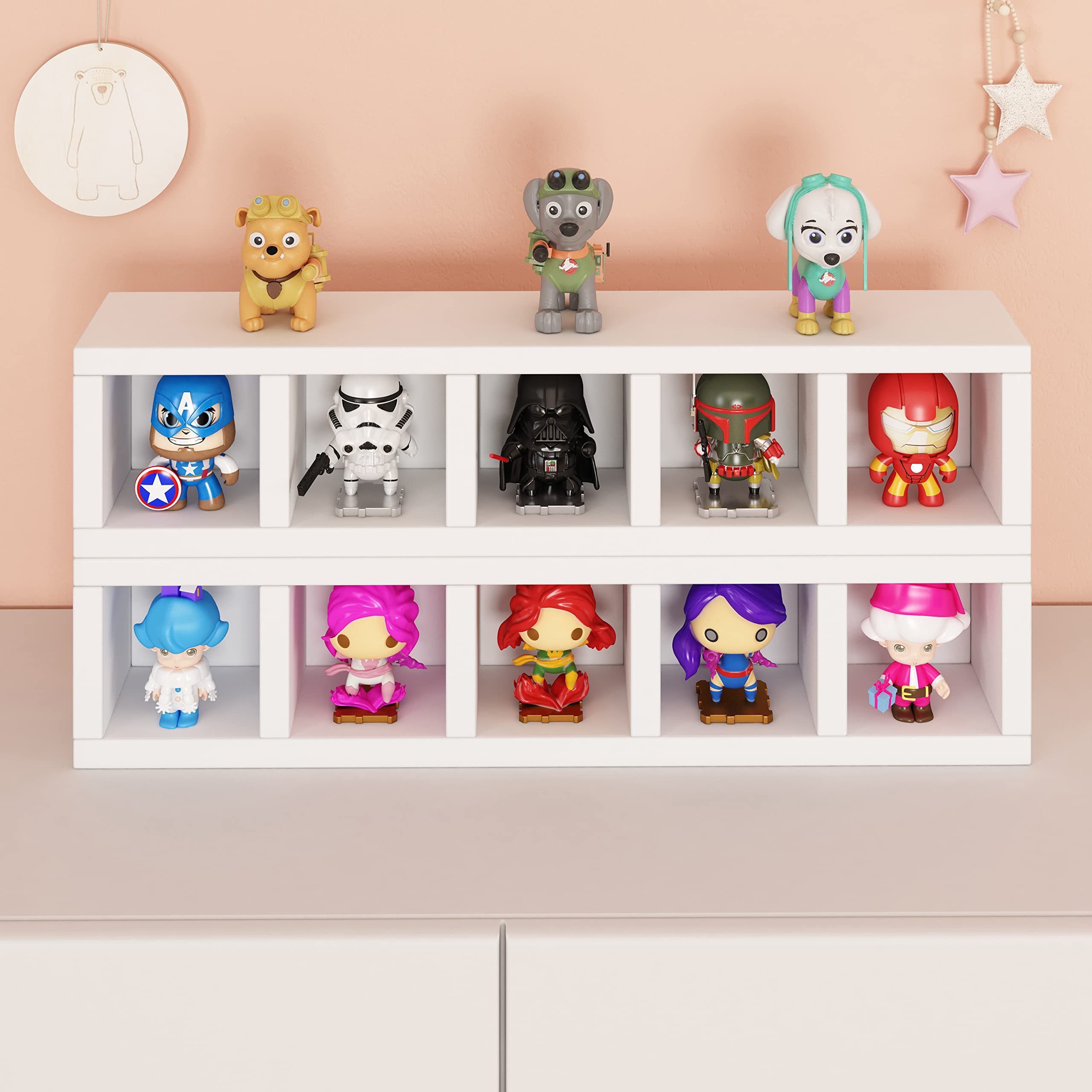 Way Basics Funko Pop Shelf Display (Tool-Free Assembly)