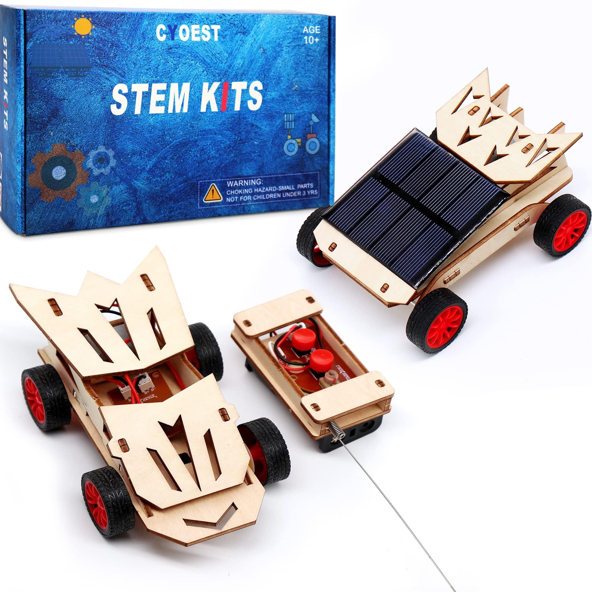 STEM Kits for Kids Ages 8-10-12-14, Science Experiments for Kids 9-12, Stem Building Toys for Boys Age 8-12, Solar Car Engineering Learning Toys Science Projects for Boy Birthday