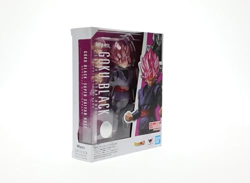 TAMASHII NATIONS - Dragon Ball Super - Goku Black Super Saiyan Rose, Bandai Spirits S.H.Figuarts Action Figure