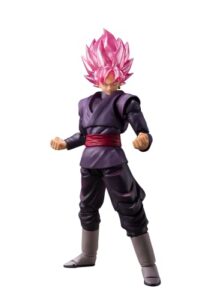 tamashii nations - dragon ball super - goku black super saiyan rose, bandai spirits s.h.figuarts action figure