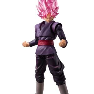 TAMASHII NATIONS - Dragon Ball Super - Goku Black Super Saiyan Rose, Bandai Spirits S.H.Figuarts Action Figure