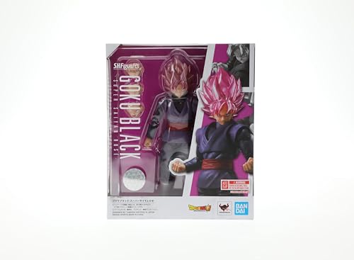 TAMASHII NATIONS - Dragon Ball Super - Goku Black Super Saiyan Rose, Bandai Spirits S.H.Figuarts Action Figure