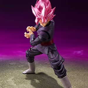 TAMASHII NATIONS - Dragon Ball Super - Goku Black Super Saiyan Rose, Bandai Spirits S.H.Figuarts Action Figure