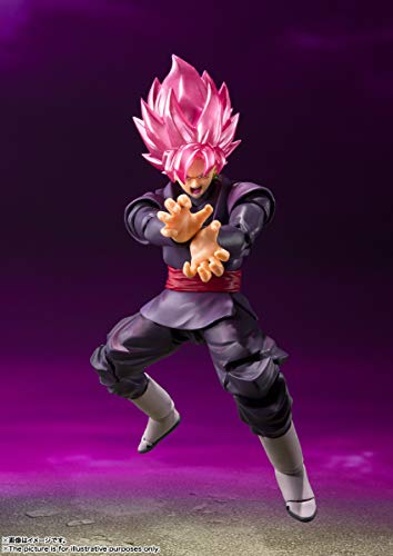 TAMASHII NATIONS - Dragon Ball Super - Goku Black Super Saiyan Rose, Bandai Spirits S.H.Figuarts Action Figure