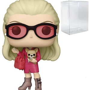 POP Legally Blonde - Elle Woods with Bruiser Funko Vinyl Figure (Bundled with Compatible Box Protector Case), Multicolor, 3.75 inches