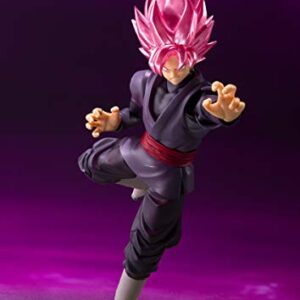 TAMASHII NATIONS - Dragon Ball Super - Goku Black Super Saiyan Rose, Bandai Spirits S.H.Figuarts Action Figure