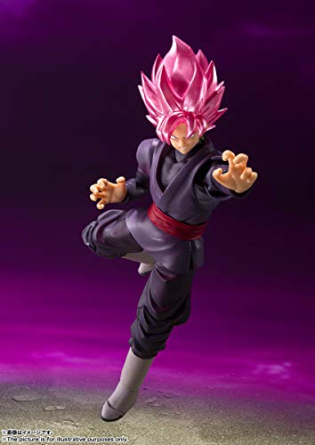 TAMASHII NATIONS - Dragon Ball Super - Goku Black Super Saiyan Rose, Bandai Spirits S.H.Figuarts Action Figure