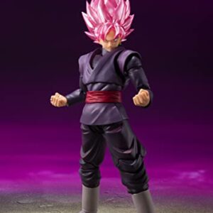 TAMASHII NATIONS - Dragon Ball Super - Goku Black Super Saiyan Rose, Bandai Spirits S.H.Figuarts Action Figure