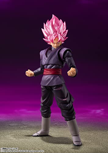 TAMASHII NATIONS - Dragon Ball Super - Goku Black Super Saiyan Rose, Bandai Spirits S.H.Figuarts Action Figure