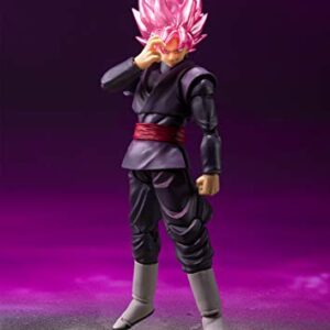 TAMASHII NATIONS - Dragon Ball Super - Goku Black Super Saiyan Rose, Bandai Spirits S.H.Figuarts Action Figure