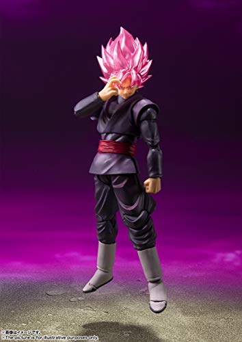 TAMASHII NATIONS - Dragon Ball Super - Goku Black Super Saiyan Rose, Bandai Spirits S.H.Figuarts Action Figure