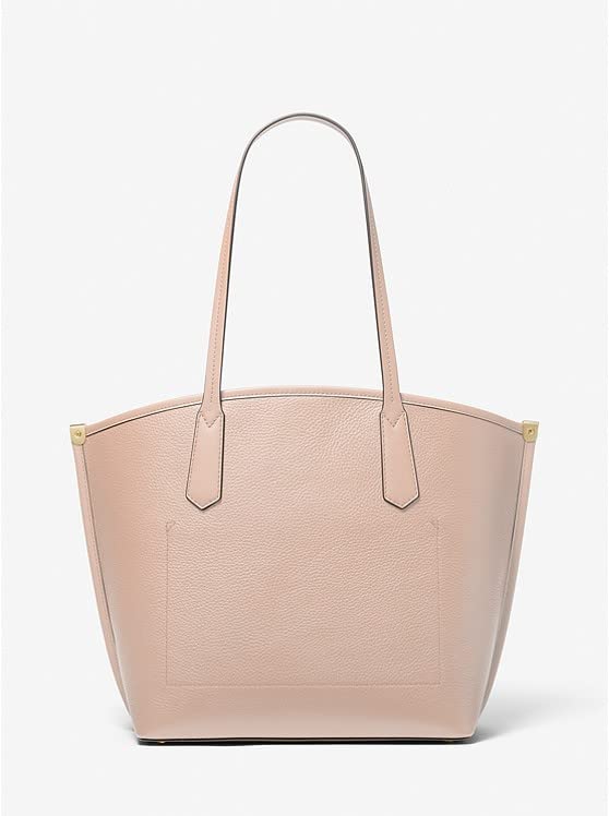 Michael Kors Jane Large Pebbled Leather Tote Bag (Soft Pink)