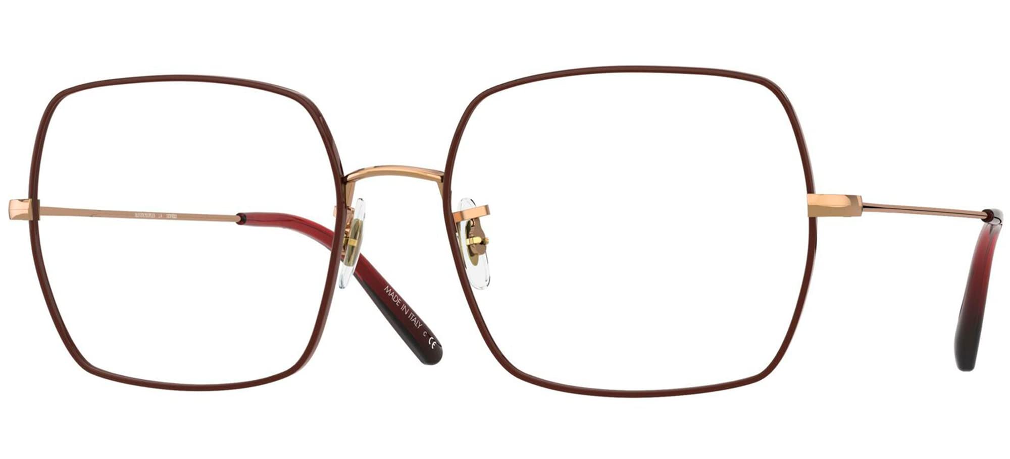 Oliver Peoples 0OV1279 Justyna 5037 Rose Gold/Burgundy Women's Eyeglasses