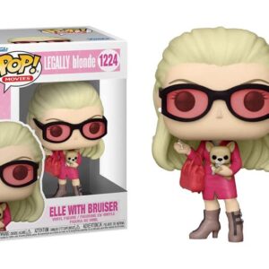 POP Legally Blonde - Elle Woods with Bruiser Funko Vinyl Figure (Bundled with Compatible Box Protector Case), Multicolor, 3.75 inches